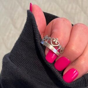 Sterling Princess Tiara ring, Vintage, Royalty Crown 👑